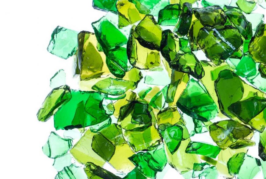 Photo of recycled glass cullet