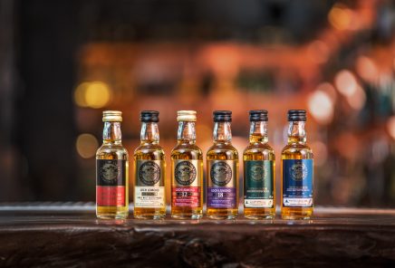 Loch Lomond Miniature Whisky Bottles line up