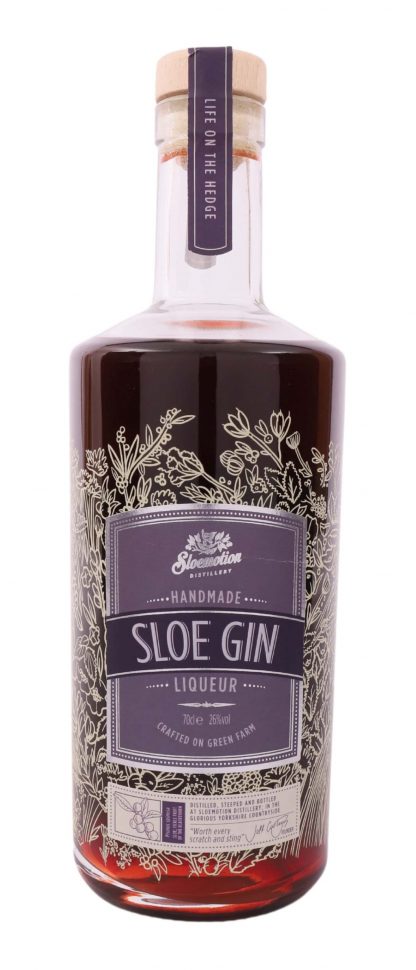 Sloemotion gin sustainable glass bottle made by Verallia