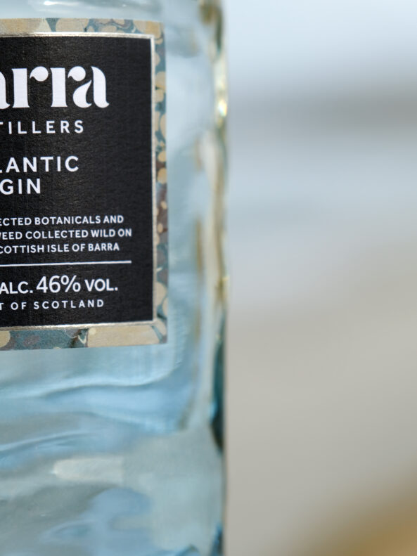 Isle of Barra Atlantic Gin sustainable glass bottle made by Verallia