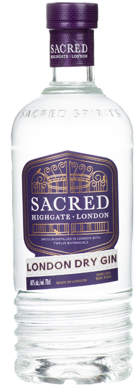 Sacred Gin Bespoke Glass Bottle