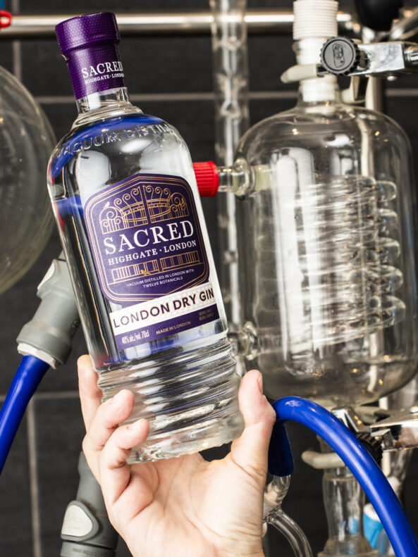 Sacred Gin Bespoke Glass Bottle