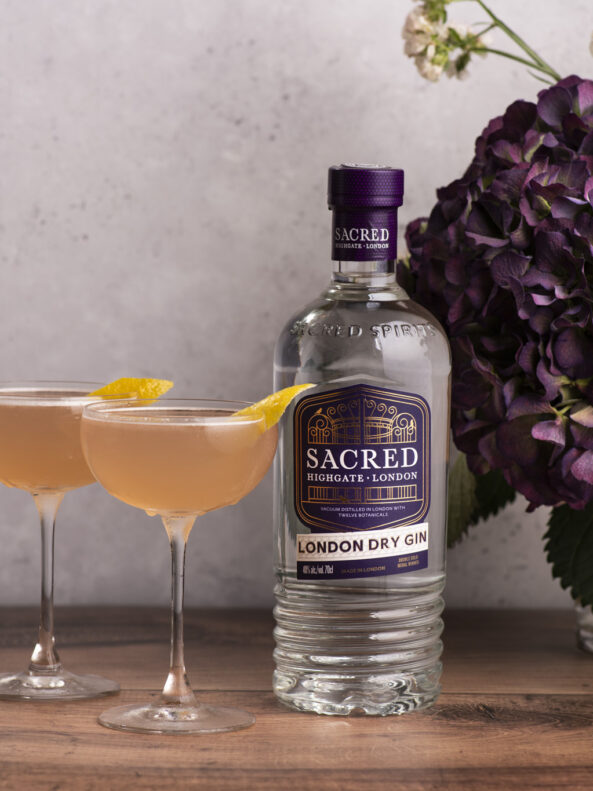 Sacred Gin Bespoke Glass Bottle