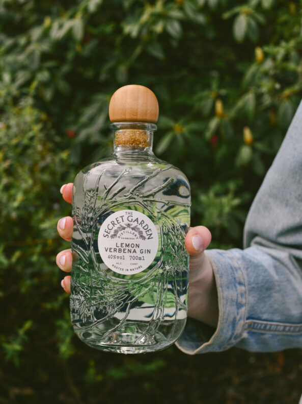 The Secret Garden Distillery Lemon Gin Glass Bottle