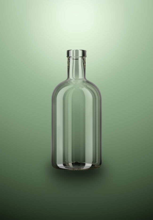 Atomus, a sustainable off-the-shelf glass bottle